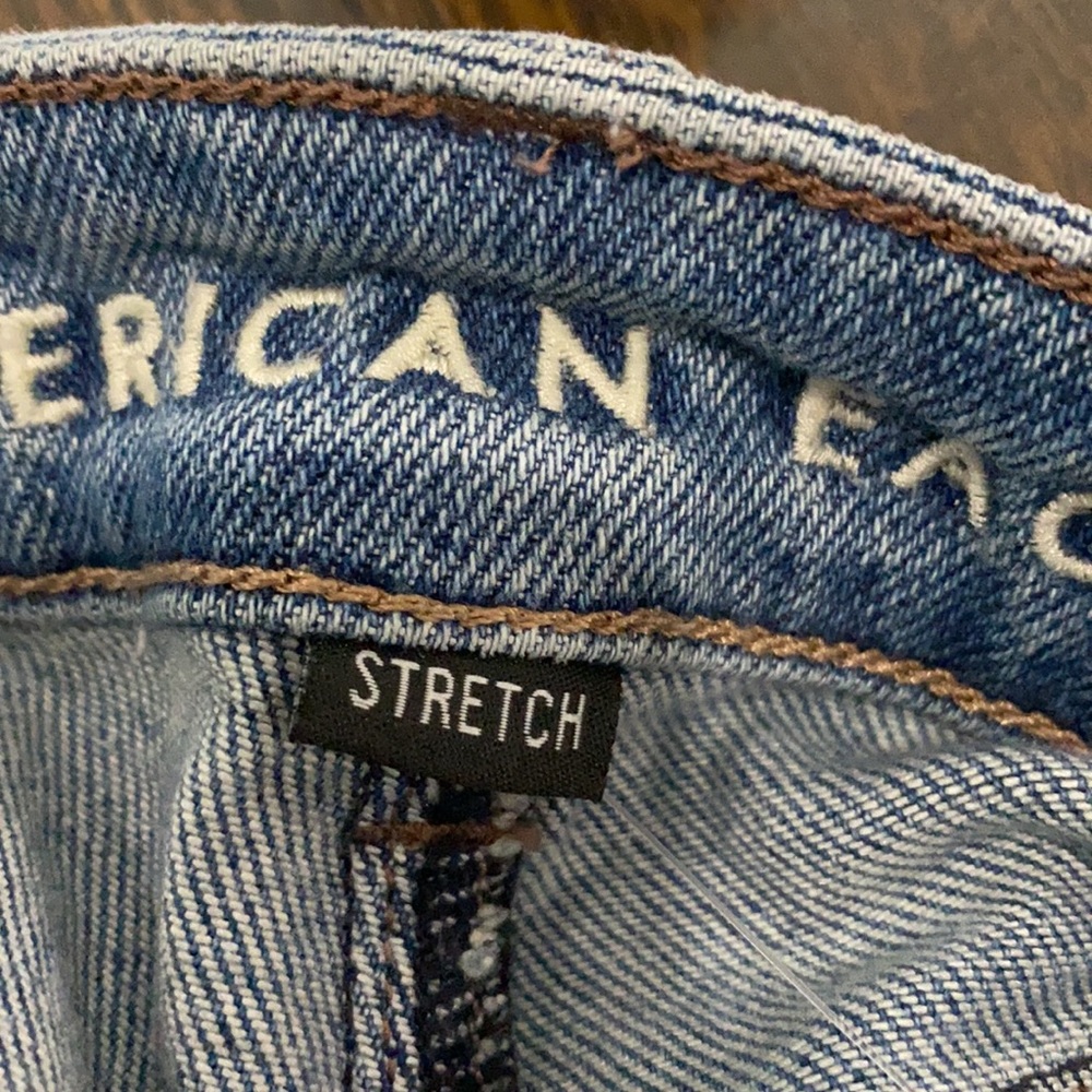 American Eagle Ae Stretch Button Fly Mom Jean - image 6